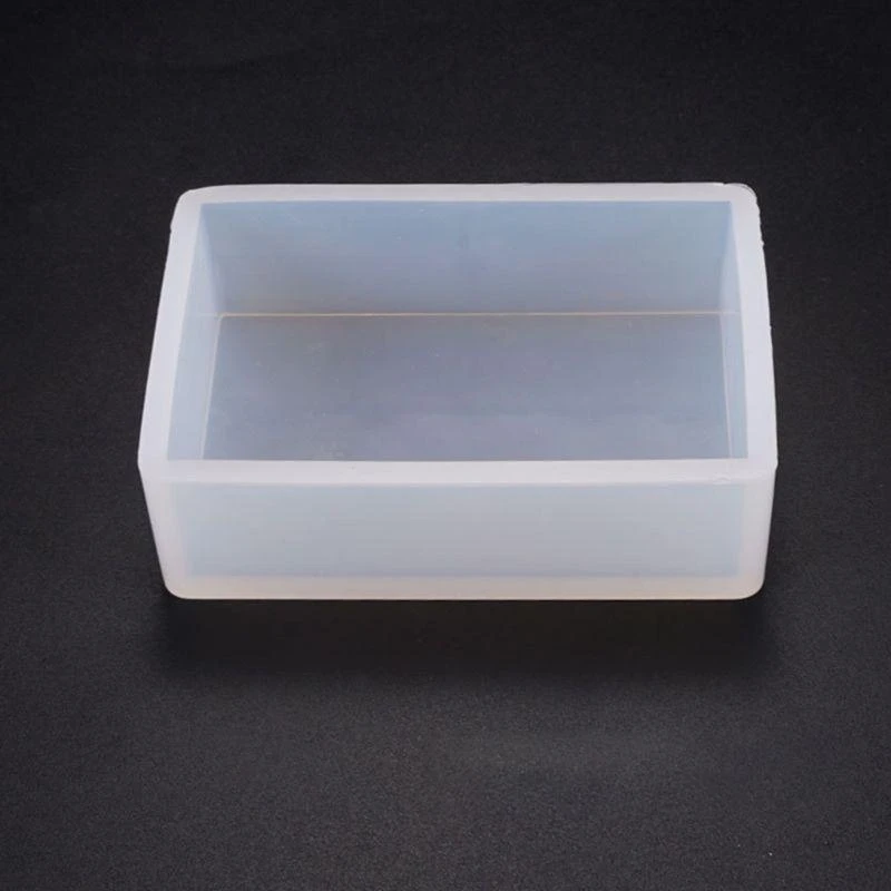 Silicone Rectangular Box DIY Jewelry Tool Mold Fine UV Epoxy Resin Made DIY
