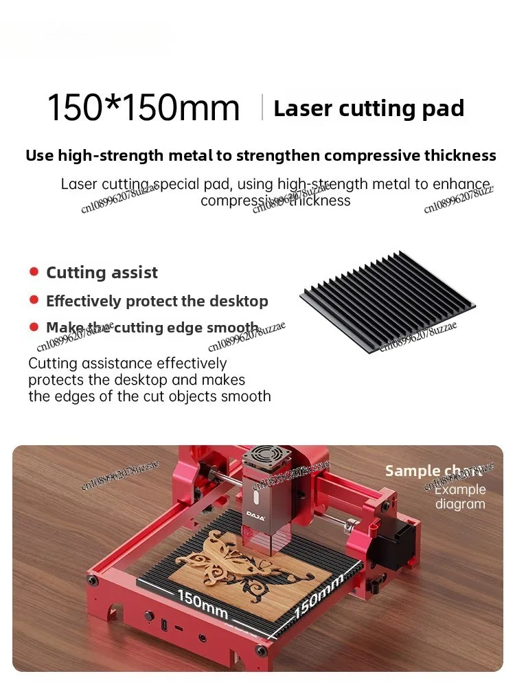 قطع معدنية دعم لوحة عادم الدخان لوحة العسل النقش بالليزر والملحقات الخاصة #5