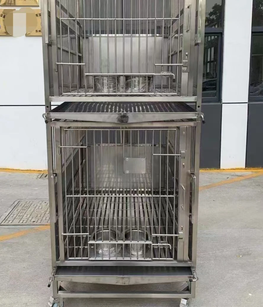 

Клетка для животных из нержавеющей стали, лабораторная, для разведения собак, ветеринарное оборудование