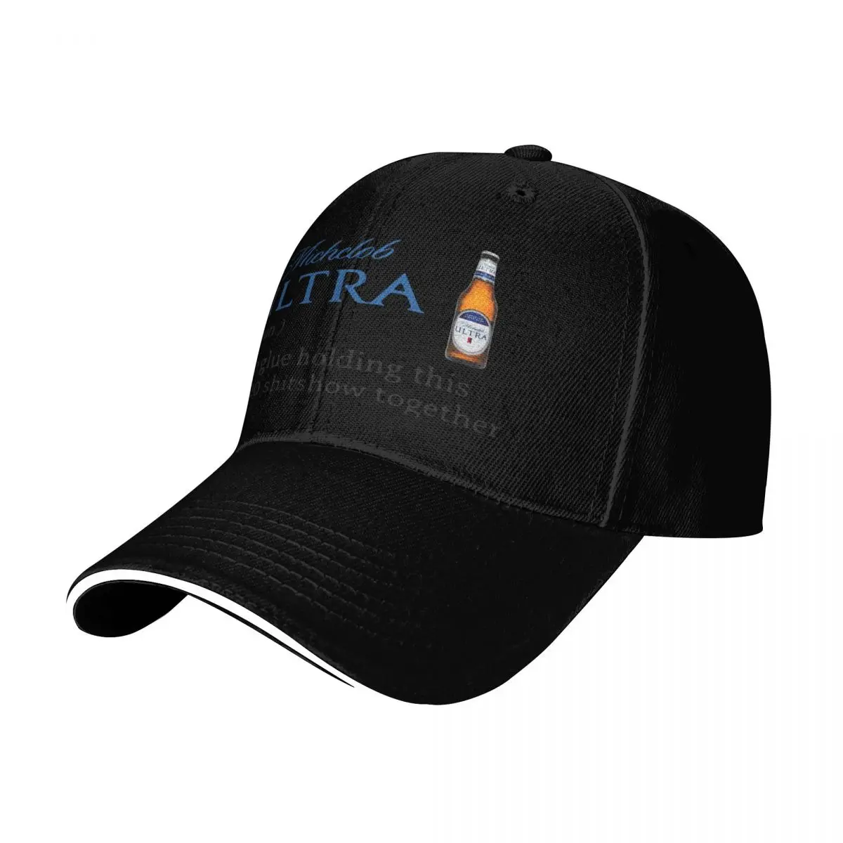 Michelob Ultra Noun The Glue Holding Man Cap Caps Women Cap For Women Cap Man Summer Man Hat Baseball Cap