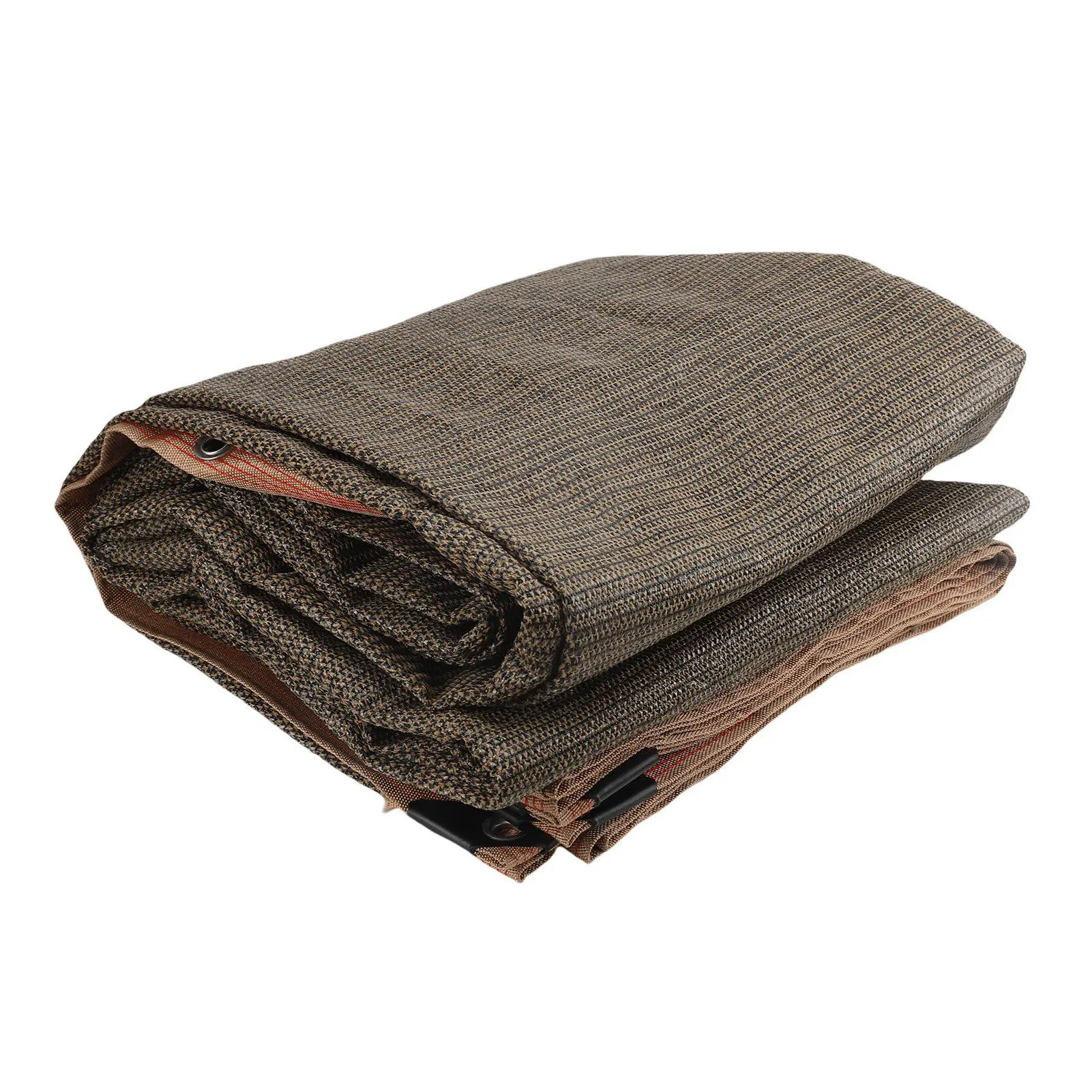 

2x5m Outdoor Sun Shade Cloth Polyethylene Lightweight Breathable Canopy Shade Cover with 4 Ropes for Garden Patio Backyard