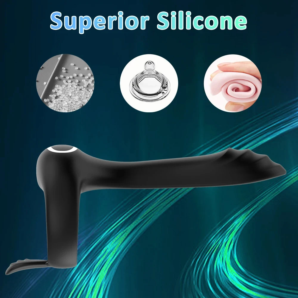 APP خاتم الديك هزاز للرجال التحكم عن بعد تدليك البروستاتا الذكور تأخير القذف القضيب الدائري ألعاب الجنس الكبار