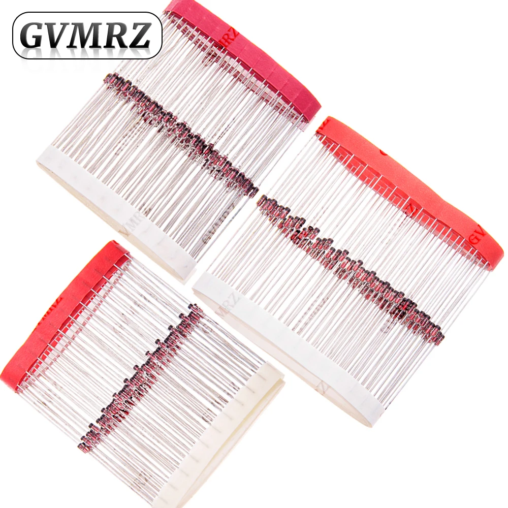 100PCS 2V4 3V3 3V6 4V7 2V7 BZX55C Series 0.5W Zener Diode Voltage Regulator Diode  5V6 4V3 3V9 3V0 2V2 30V 24V 30V