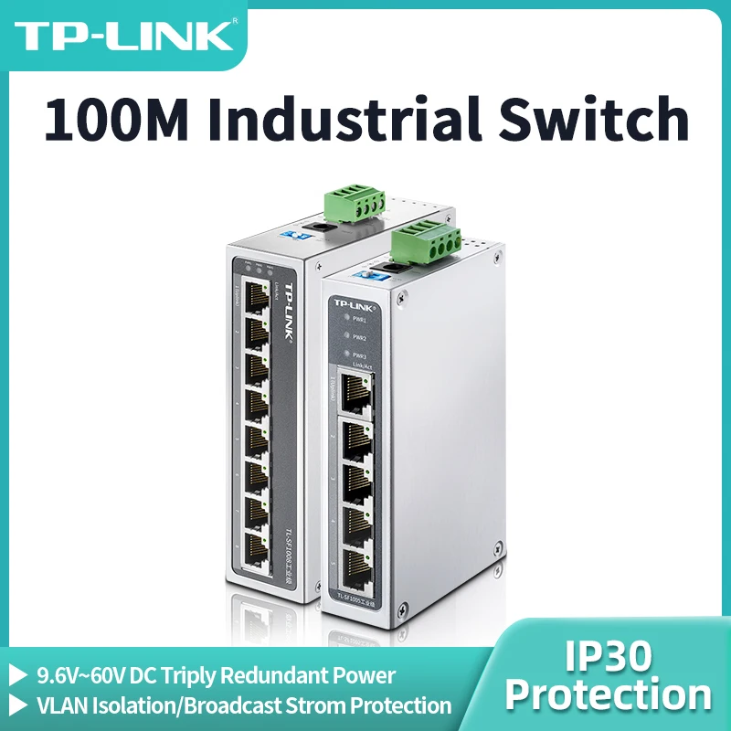 TP-Link 5 Port 8 Port 100M Industrial Ethernet Switch สำหรับการติดตั้งบนราง DIN: รีวิวอย่างละเอียดจากผู้ใช้งานจริง