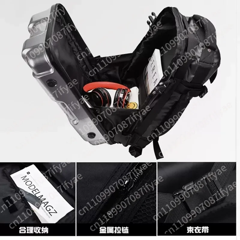 Backpack Riding Men's Motorcycle Bag Trend Internet celebrity travel bag Fitness bag Women's computer backpack Large capacity
