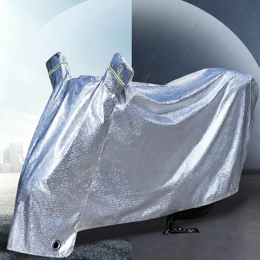 Heavy Duty Motorcycle Cover Waterproof Dustproof Sun Shield Protector Outdoor Electric Scooter Rainproof Fabric Storage Case