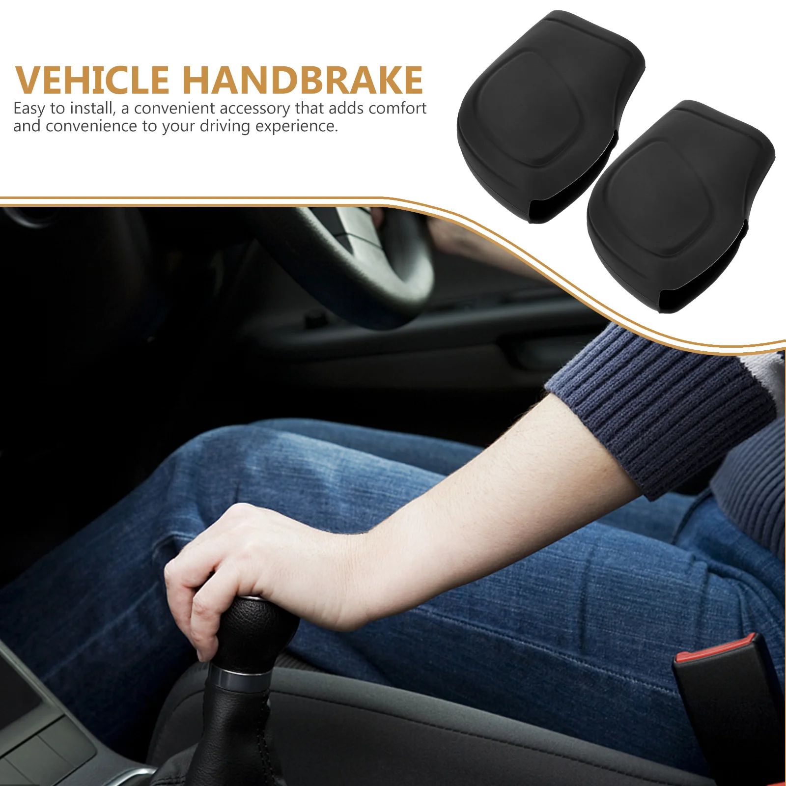 

2pcs Car Gear Shift Cover Silicone Shift Knob Protector Cover Auto Interior Accessory Gear Stick Protector For