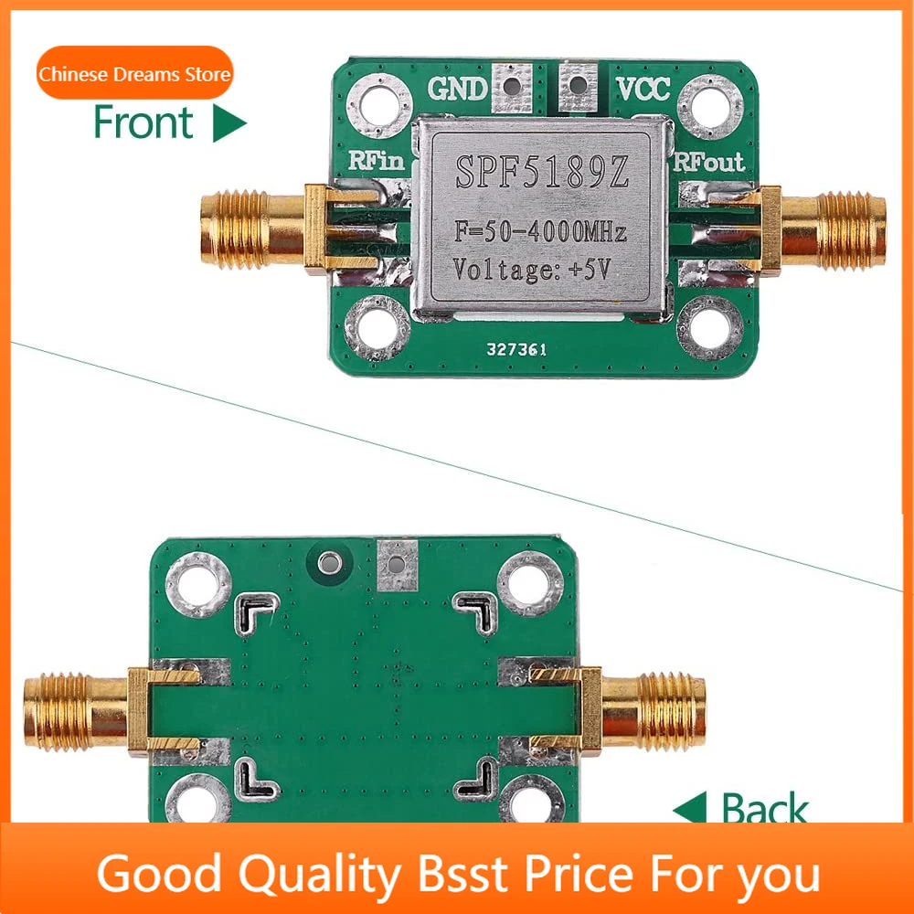 NEW RF Amplifier, Low Noise LNA 50 to 4000MHz SPF5189Z RF Amplifier for Amplifying FM HF VHF UHF Radio Signal