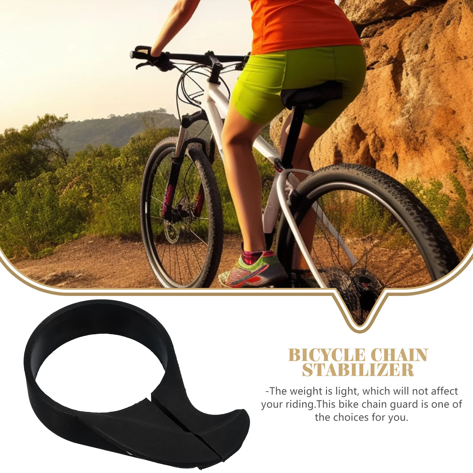 

Mtb Chain Guide MultiFunctional Versatile Bike Chain Protector Practical Gift For Cyclists Bicycle Accessory