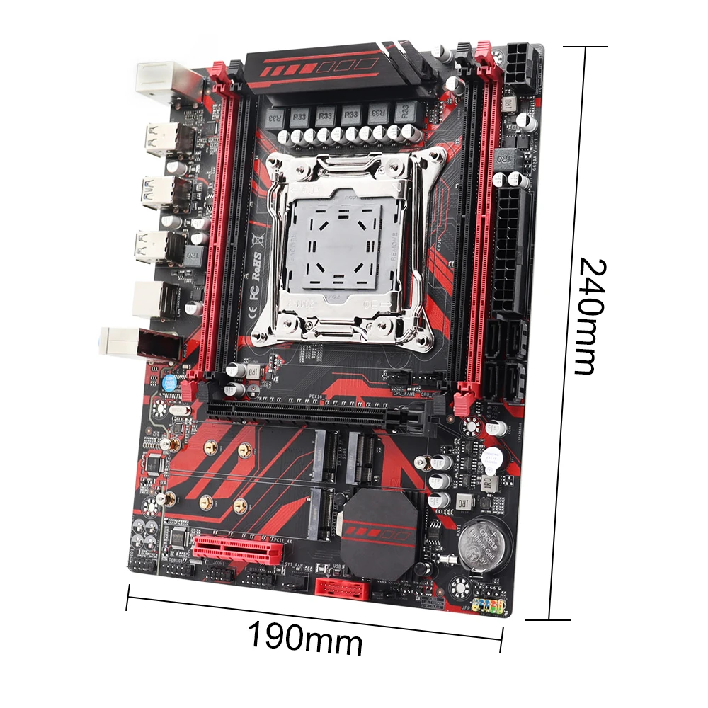 Imagem -06 - Motherboard Conjunto Kit Intel Lga20113 Xeon e5 2678 Cpu v3 Ddr4 32gb 2x16gb Memória Ram 2133mhz Nvme M.2 Sata X99-bd4