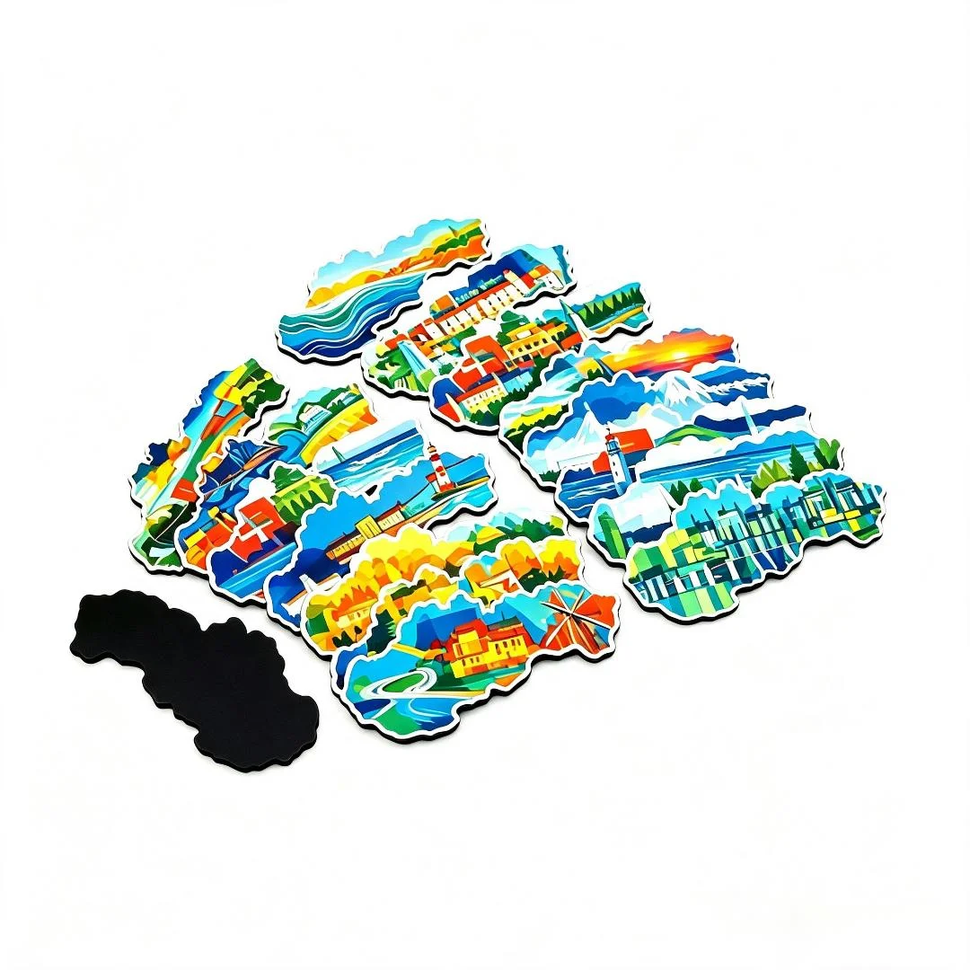 Magnetic Refrigerator Magnets Funny Fridge Magnets Soft PVC Cute Cartoon Magnets Kitchen Decoration