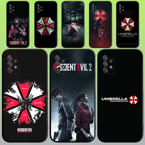 Game Resident Evil Video Phone Case For Samsung Galaxy A20,A21s,A22,A31,A32,A52,A53,A72,73,A80,A91 Soft Black Cover