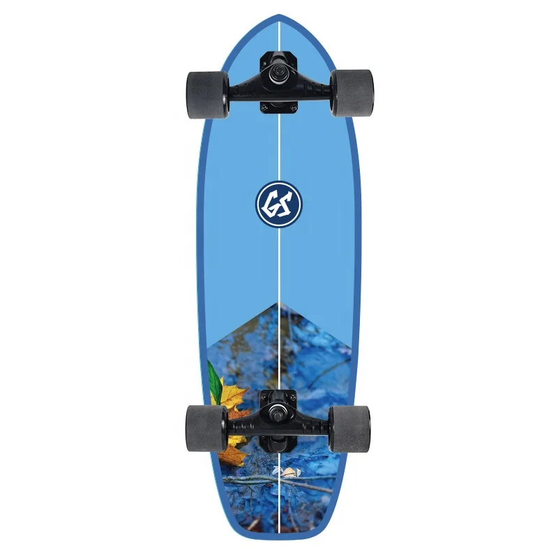 Land Surfboards Training Simulation Sliding High Speed Silent Bearing CX4 Surfing Skateboard