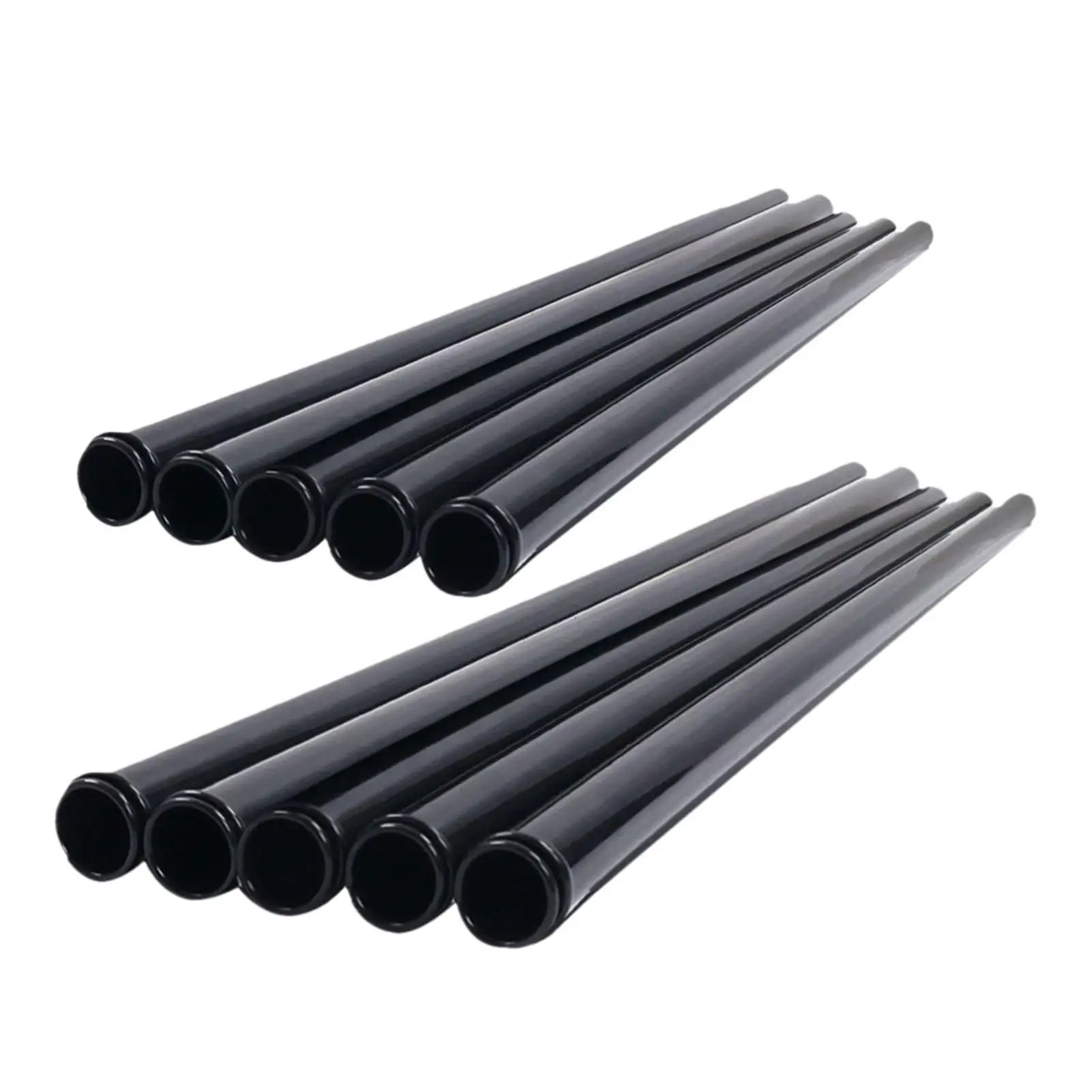 10x Golf Club Tubes, Golf Club Holder, 86.5cm Length for Men Women, Individual Golf Bag Tubes, Golf Tubes Dividers for Club