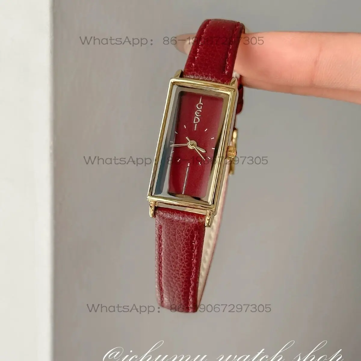 

PEIYING watch women's light luxury niche Ankola red women's fashion simple temperament 2024 new