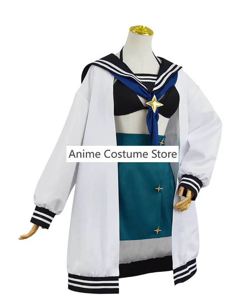 Loco Musica Cos 애니메이션 마호우 쇼조 니 아코가렛 분출, 마법소녀 아코야 마타마 코스프레, 코스튬 가발 유니폼 콘