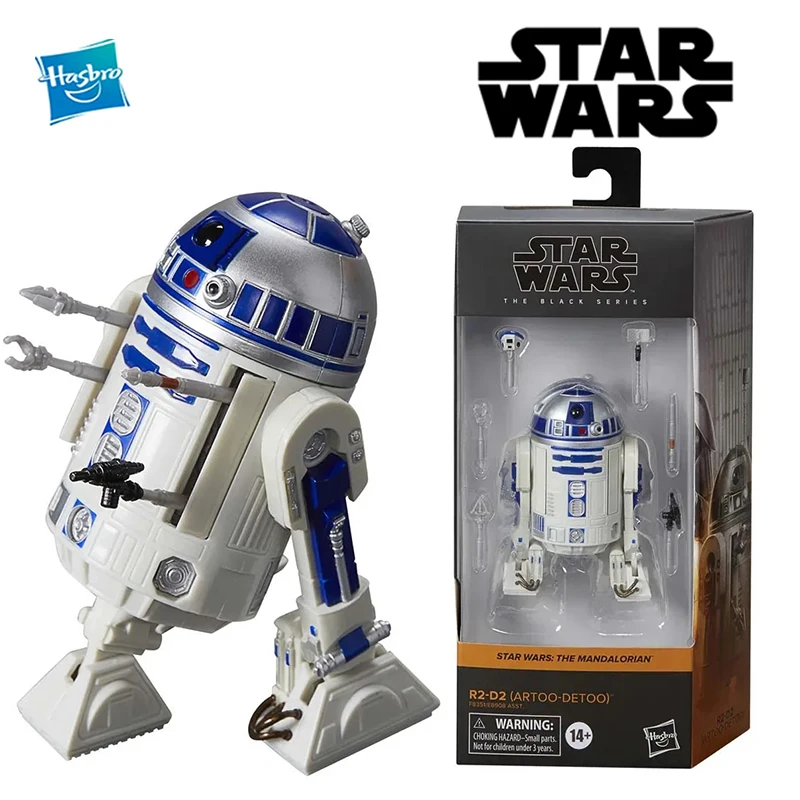jouets-originaux-hasbro-star-wars-the-black-series-r2-d2-artoo-detoo-figurine-d'action-de-6-pouces-en-stock