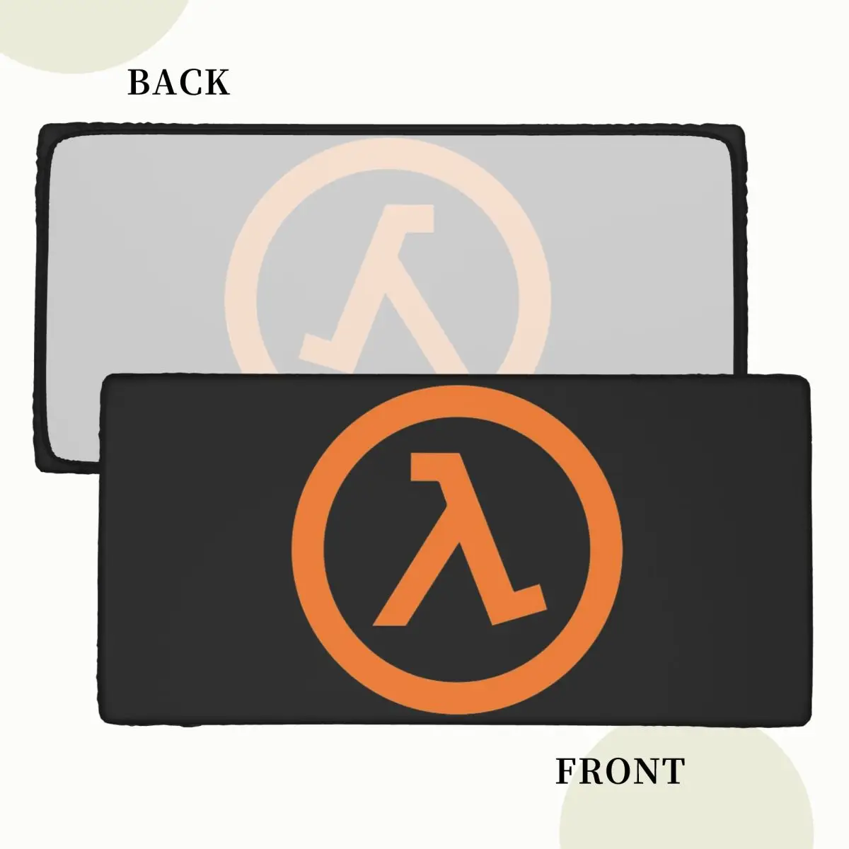 Half Life Lambda Customized Rectangular Tablecloth Waterproof Table Cover for Festival Party Decorations Table Cloth