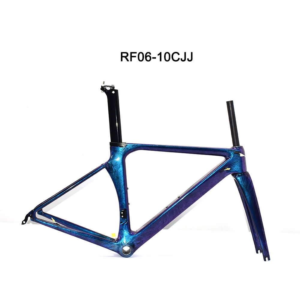 CECCOTTI-Carbon Road Bike Frame, Chameleon Bicycle Frame, T1000 AERO Design Bicycle, BB30/BSA, Racing Bike, Brand, 2024