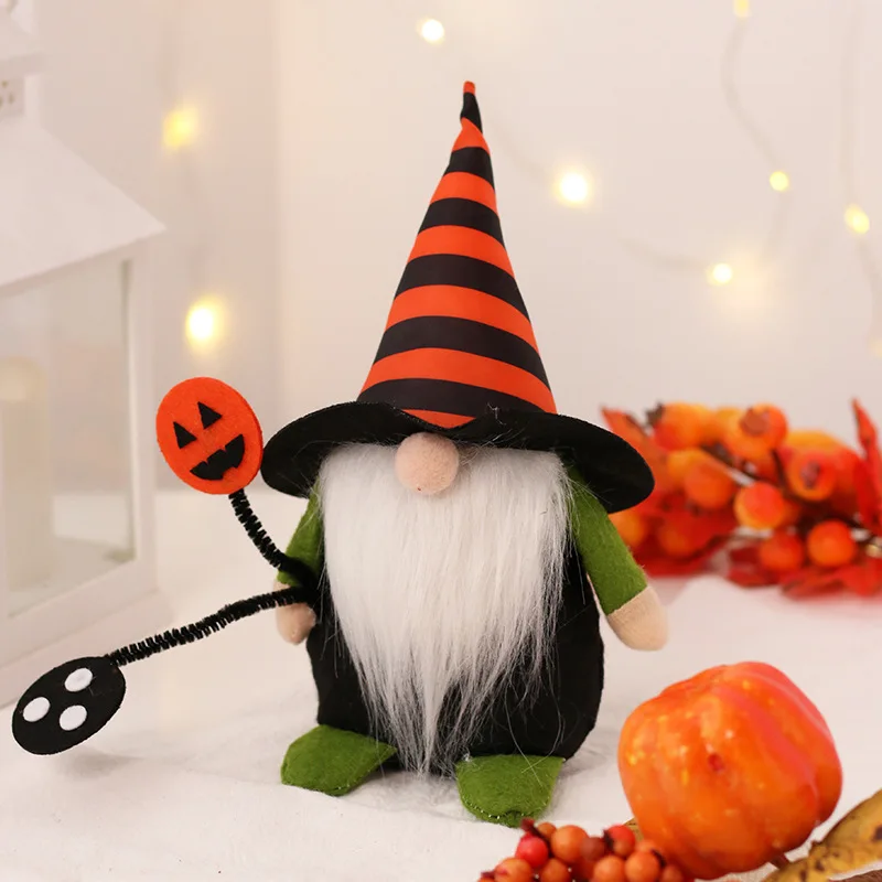 Decoración creativa de Halloween para el hogar, colgante de bruja fantasma, calabaza, regalo aterrador para niños, decoración de fiesta de Halloween y Navidad