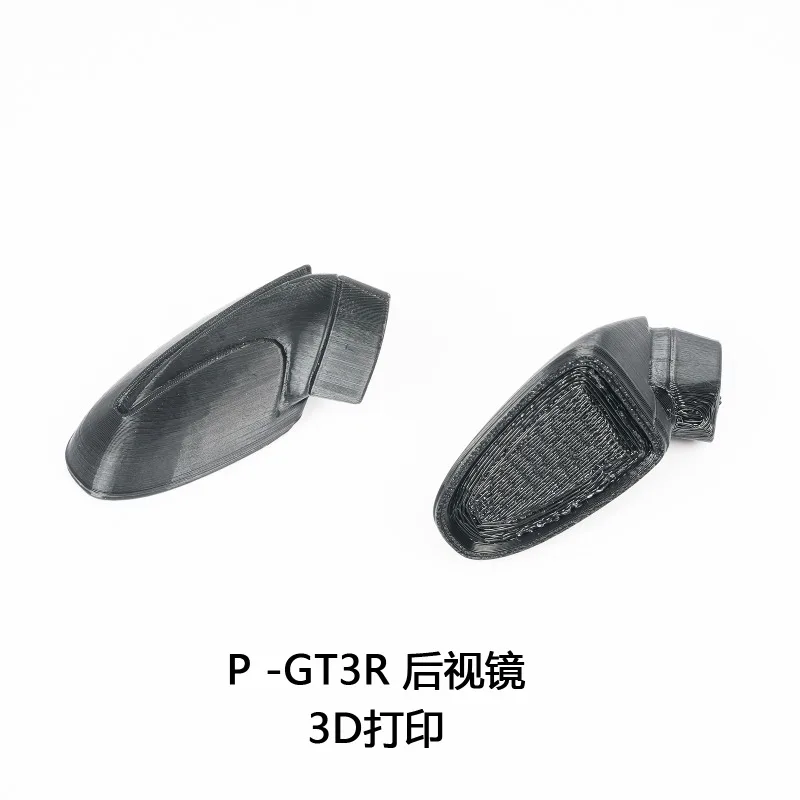 الجبهة الفاصل والتنانير الجانبية مرآة مجموعة ل Bittydesign 1/7 P-GT3R ARRMA مخالفة F1 RC طقم ترقية جسم السيارة الملحقات
