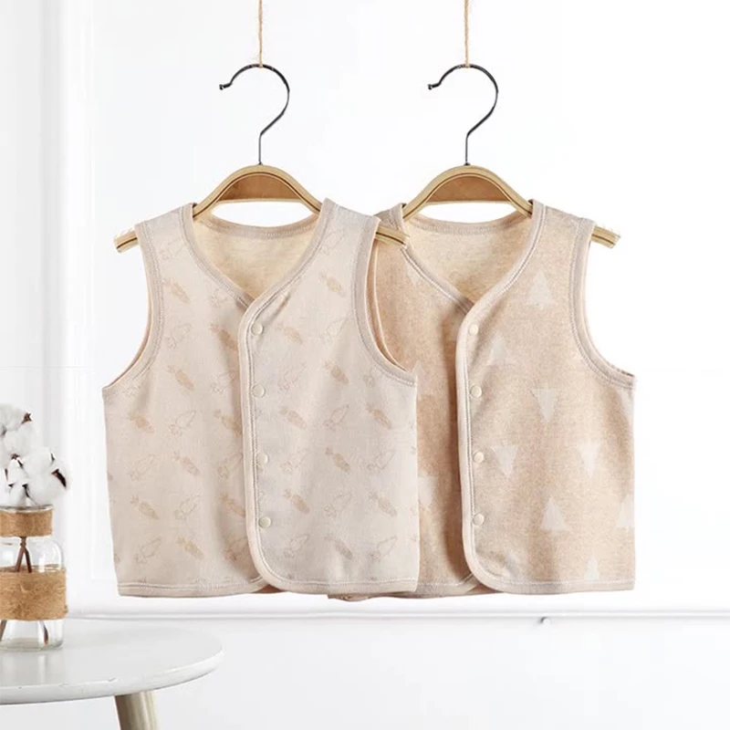 

Новый однослойный кардиган из чистого хлопка для детских жилетов, детские жилеты для мальчиков и девочек.