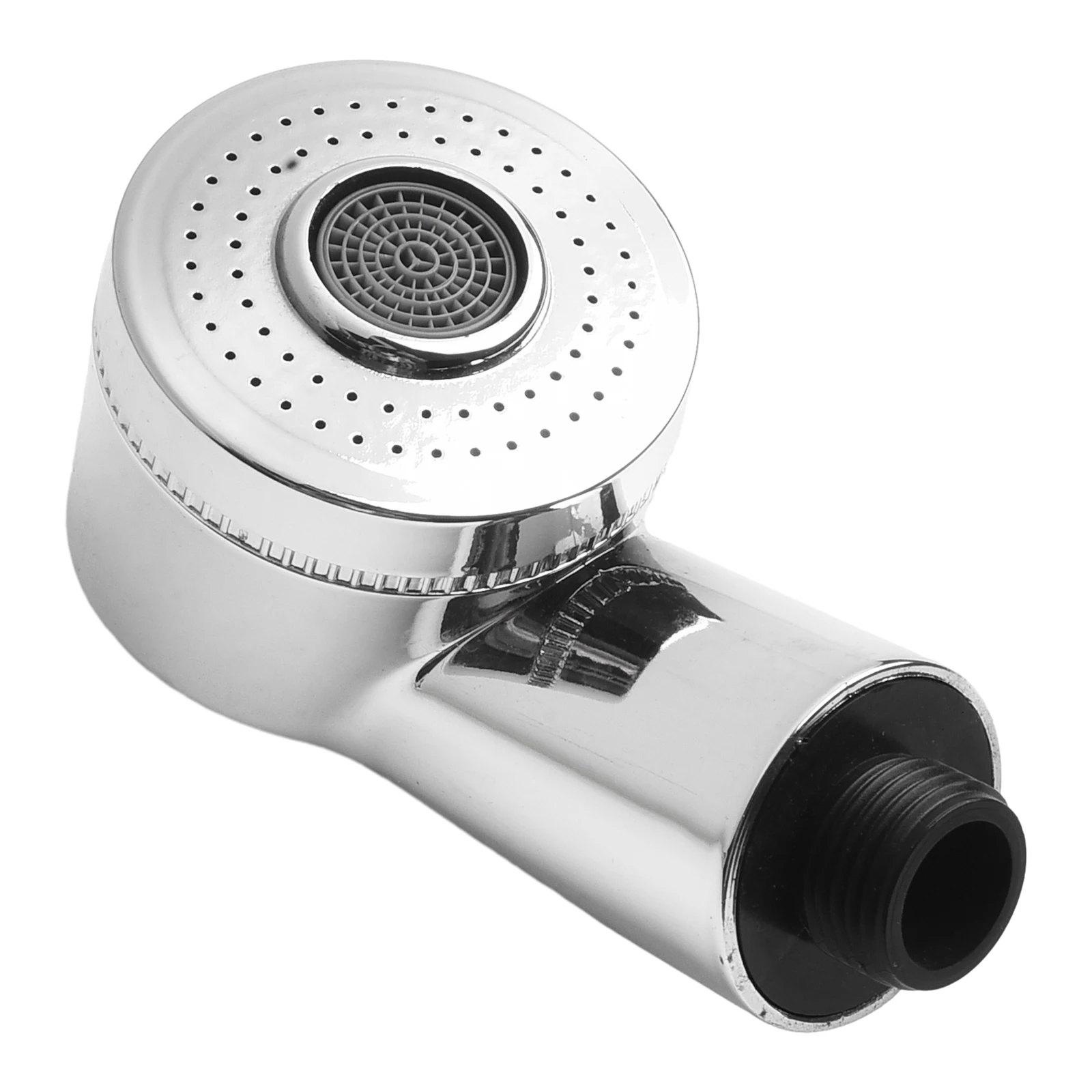 Shampoo Bed Shower Head with Mirror Like Electroplated Coating and Dual Function Spray Control for Salon Environments