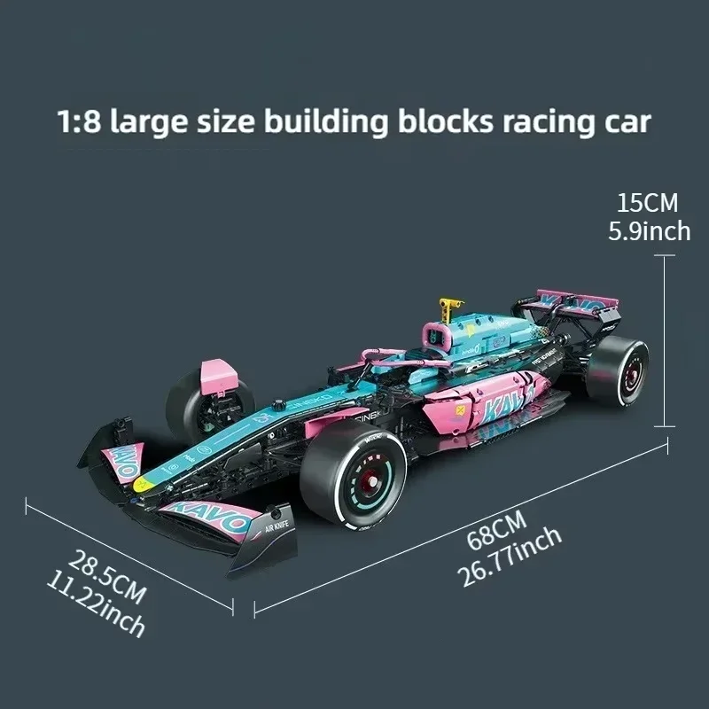 2312PCS Technische Klassieke Prestaties Racewagen Bouwsteen DIY Montage Speelgoed Collectible Model Auto Bouw Jongens Geschenken