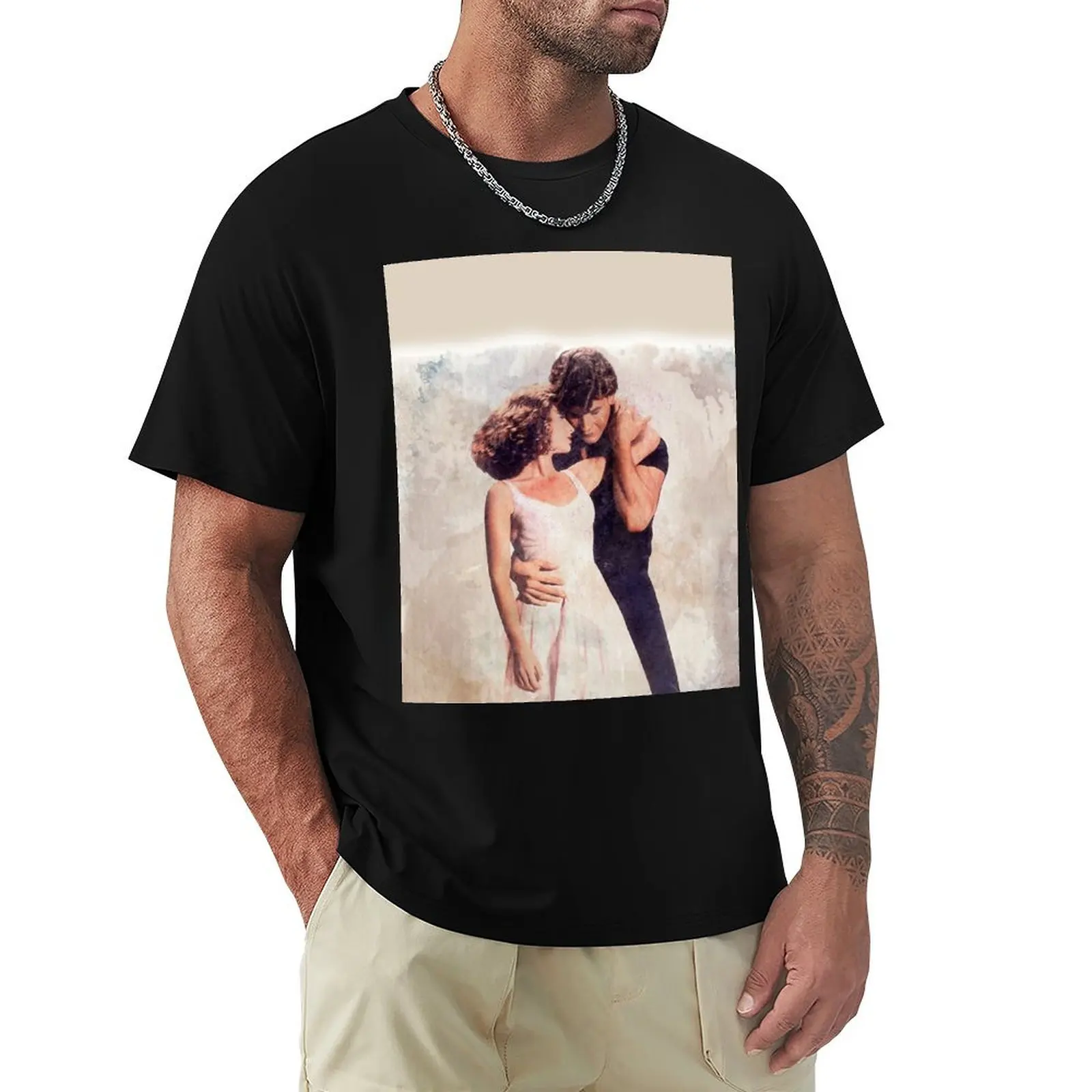 

Jhonny and Babe - Dirty Dancing - watercolor D8 T-Shirt Soft Touch Basic Cotton T-Shirt