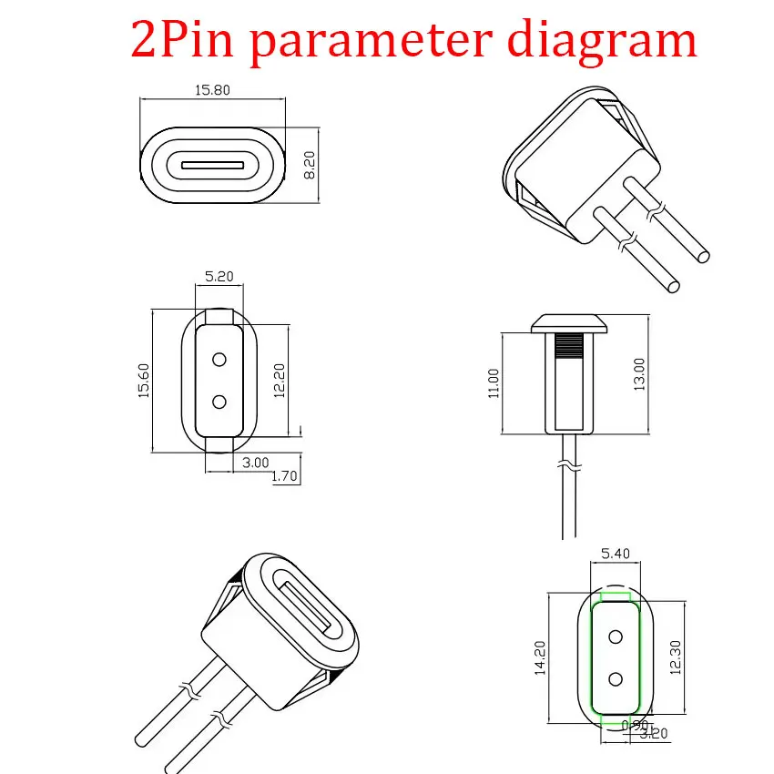 1Pcs Type C Connector Type-C With card buckle Female 5A High Current Fast Charging Jack Port USB-C Charger Plug Socket 6pin USB