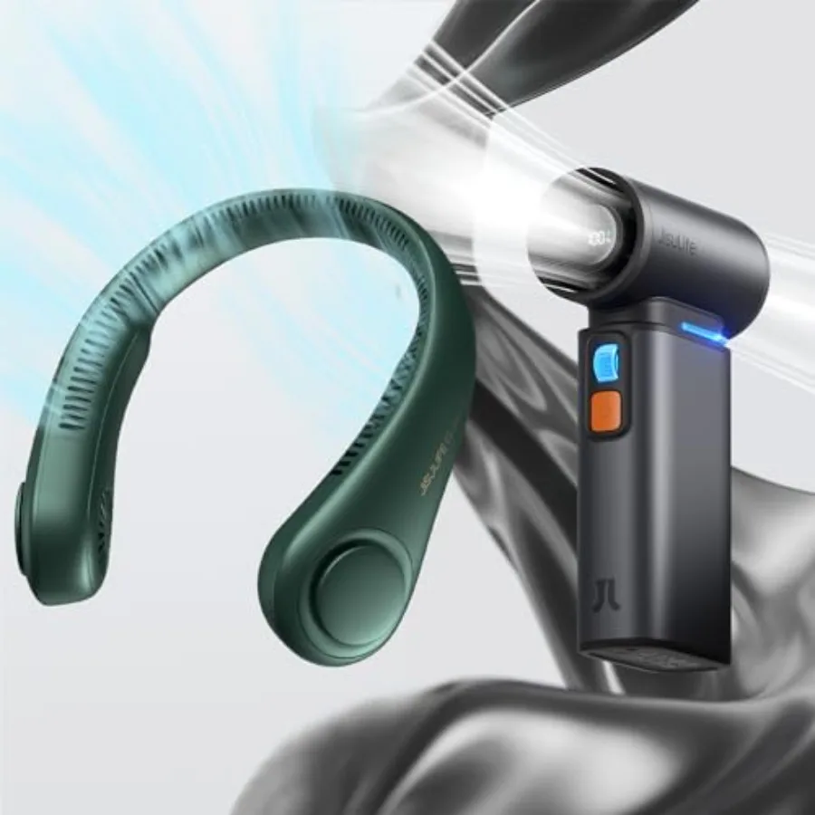 

Portable Neck Fan, Handheld Turbo Fan 100 Speeds Adjustable
