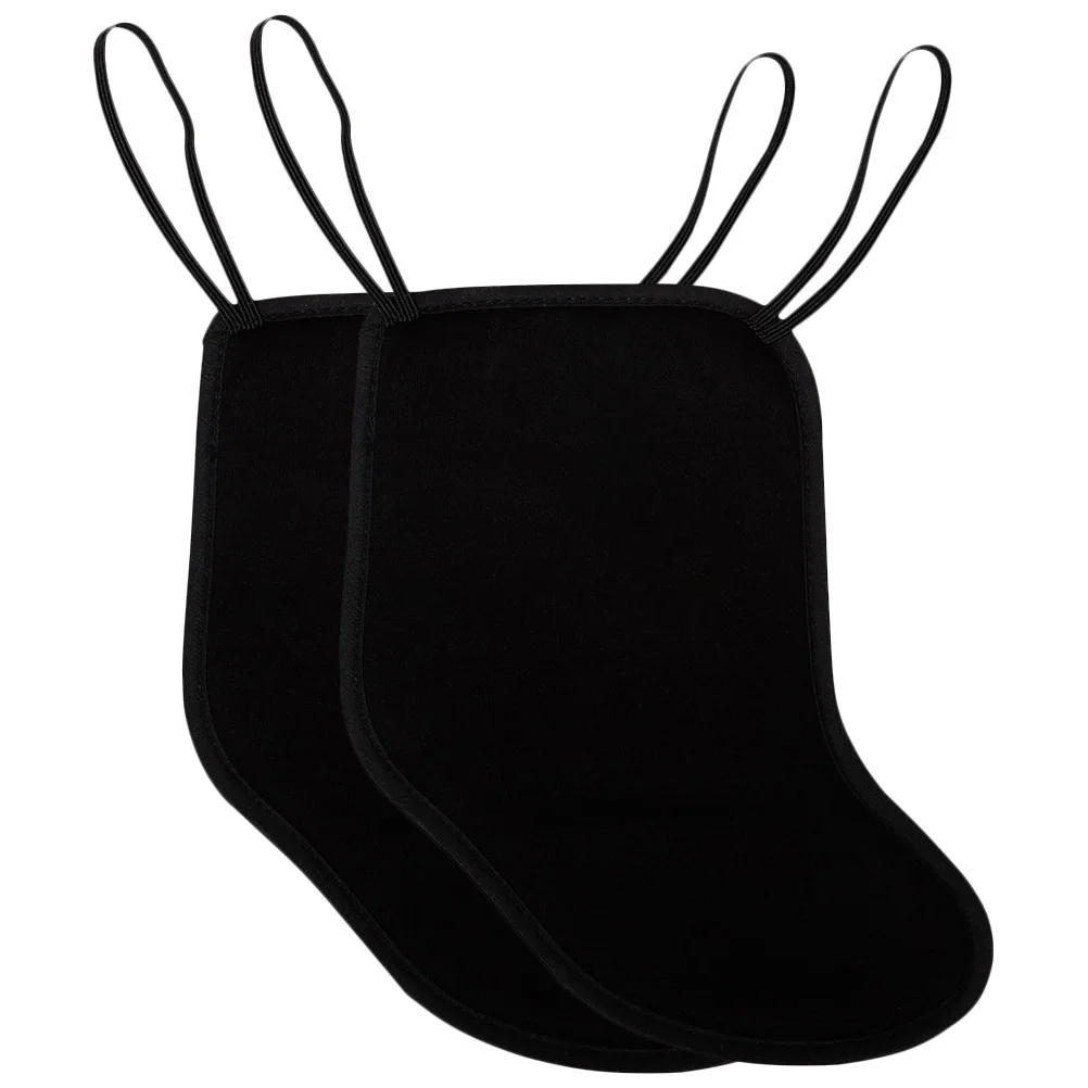 

2Pcs Violin Rest Pad 4 Chin Rest Pad 3 4 Universal 3 4 Black Flannel Chin Cushion for Violin Practice Performance