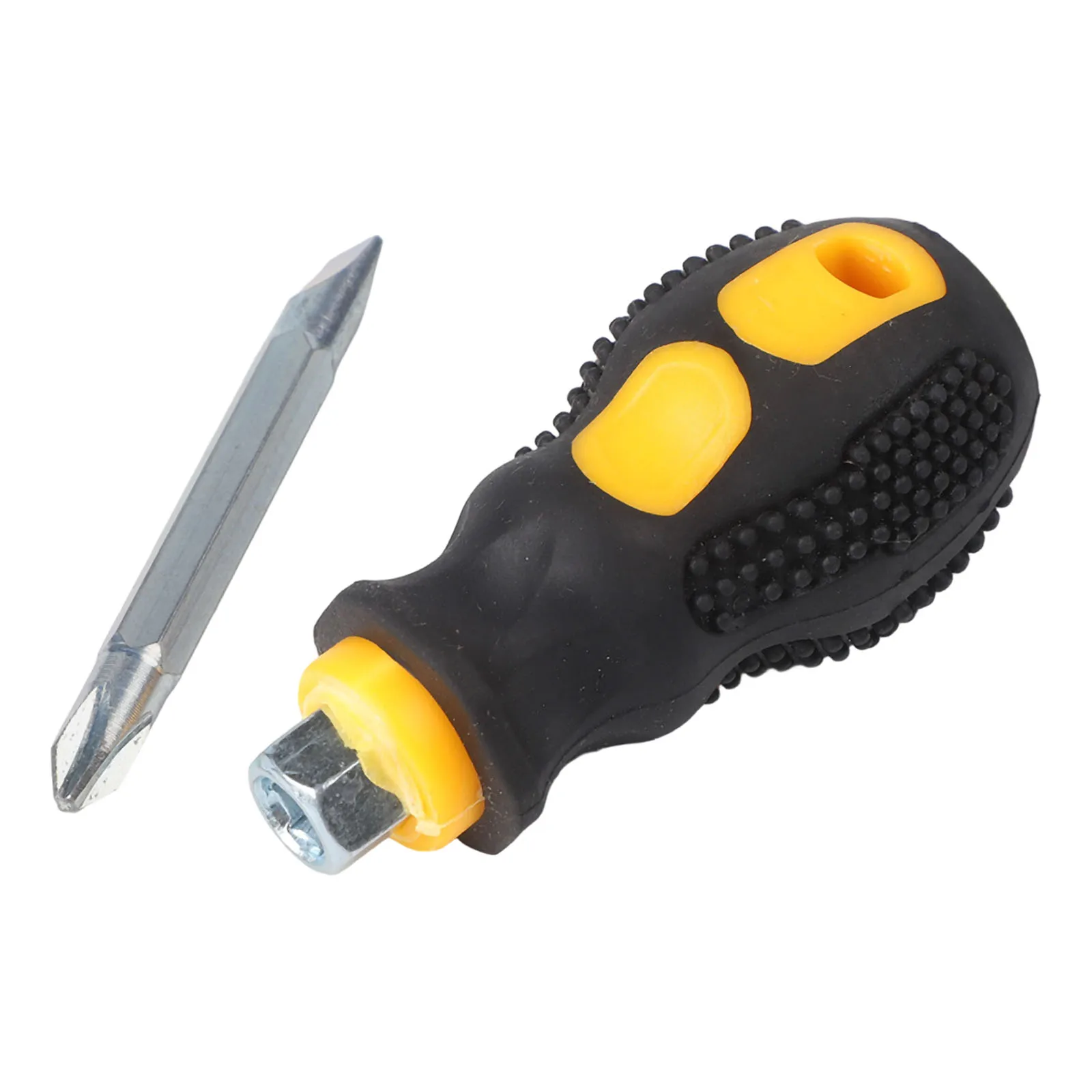 1 個ミニ精密マイナスドライバーポータブル多機能ショートハンドルドライバーツールノンスリップハンドル修理用