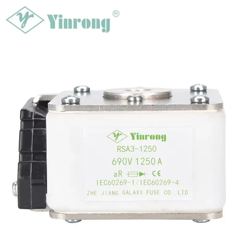 Yinrong 690v Fuse 1250a Semiconductor Protection Fuse