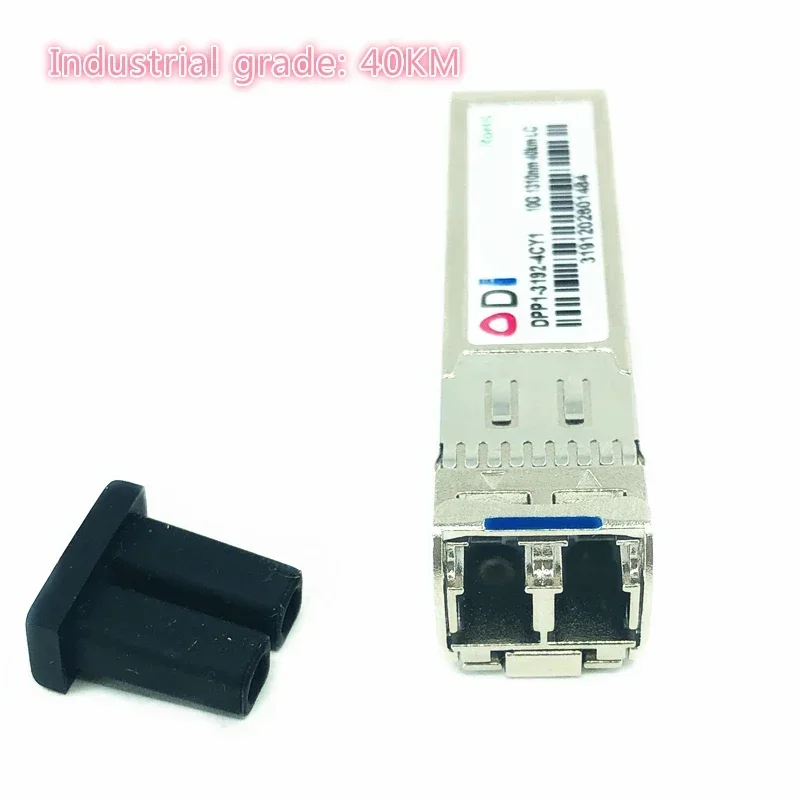 SFP 10G LC 20/40/60km fibra dupla 1310nm sfp + 20/40/60 compatível com grau industrial SFP + transceptor grau industrial -40-85Celsius