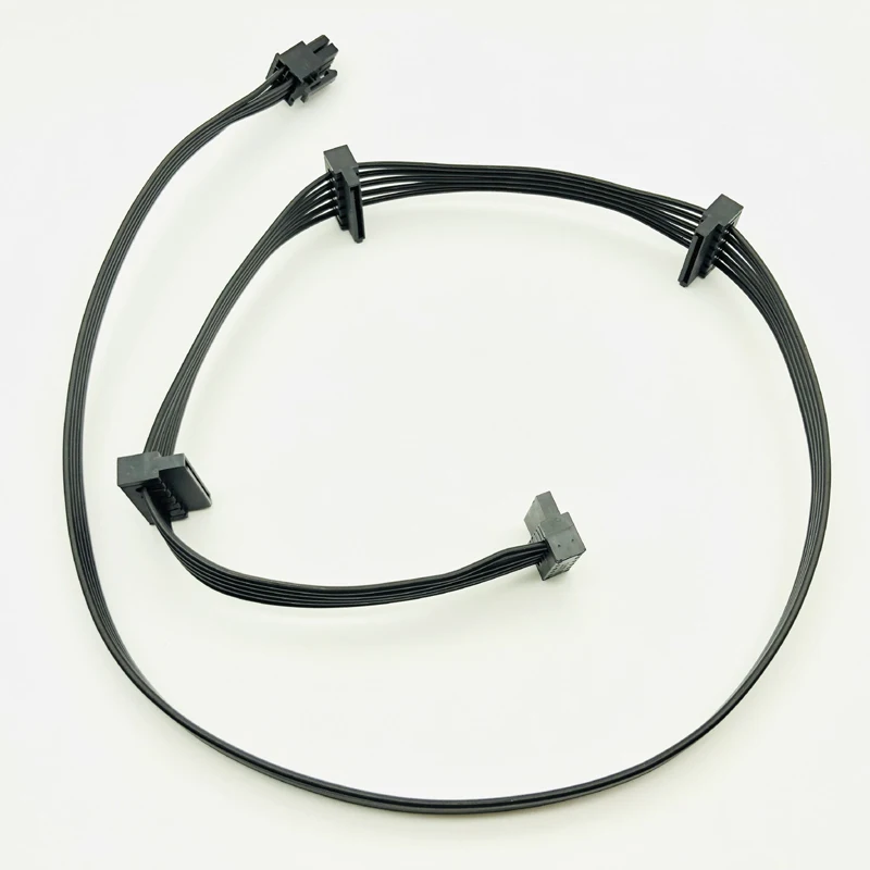 Fonte de alimentação divisor cabos de computador cabo de alimentação para corsair rm650x rm750x rm850x rm1000x pci-e 6 pinos macho 1 a 4x sata fêmea