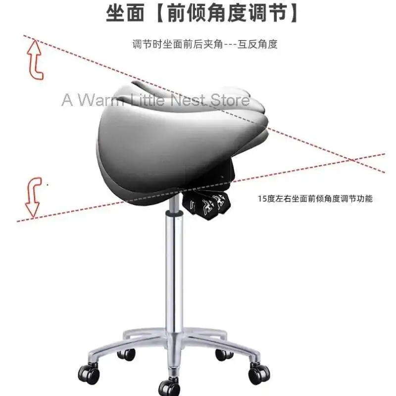 كرسي حلاق طبيب الأسنان كرسي المستشفى الطبي رفع الدورية كرسي الشعر جلد طبيعي الحلاقة تصفيف الشعر الاشياء Sedia