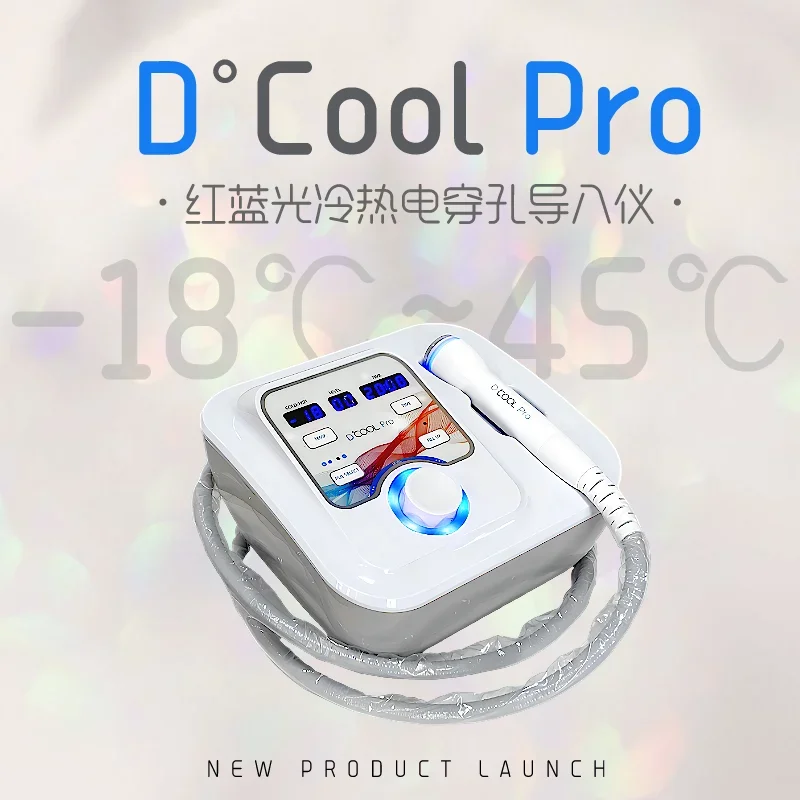 PCold Warm Electroporation Cryo Machine with Red and Blue Light RF  Face Cooling Freezing Equipment