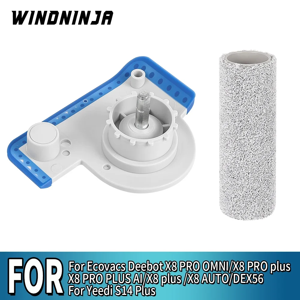 For Ecovacs Deebot X8 PRO OMNI/X8 plus/X8 PRO PLUS AI/X8 AUTO/ DEX56 For Yeedi S14 Plus Vacuum Part Roller Mop Handle End Cover