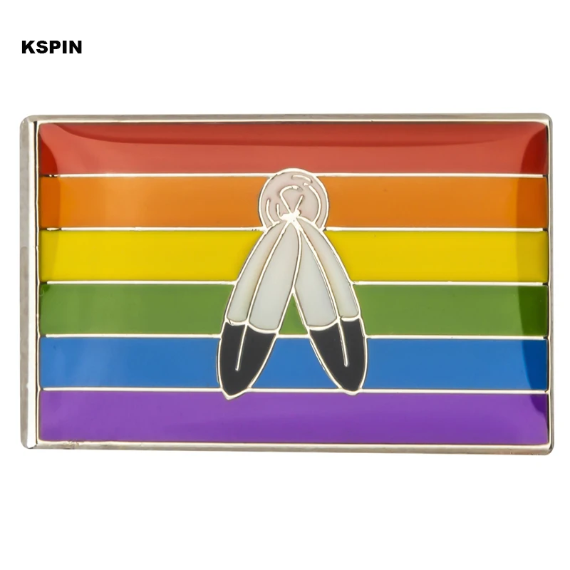 Aroace Pride Badge Flag Laple Pin Badges Flag Brooch Custom
