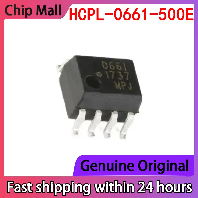 1PCS New HCPL-0661-500E Packaged SOP8 4.5V~5.5V Optocoupler - Logic Output Original Stock