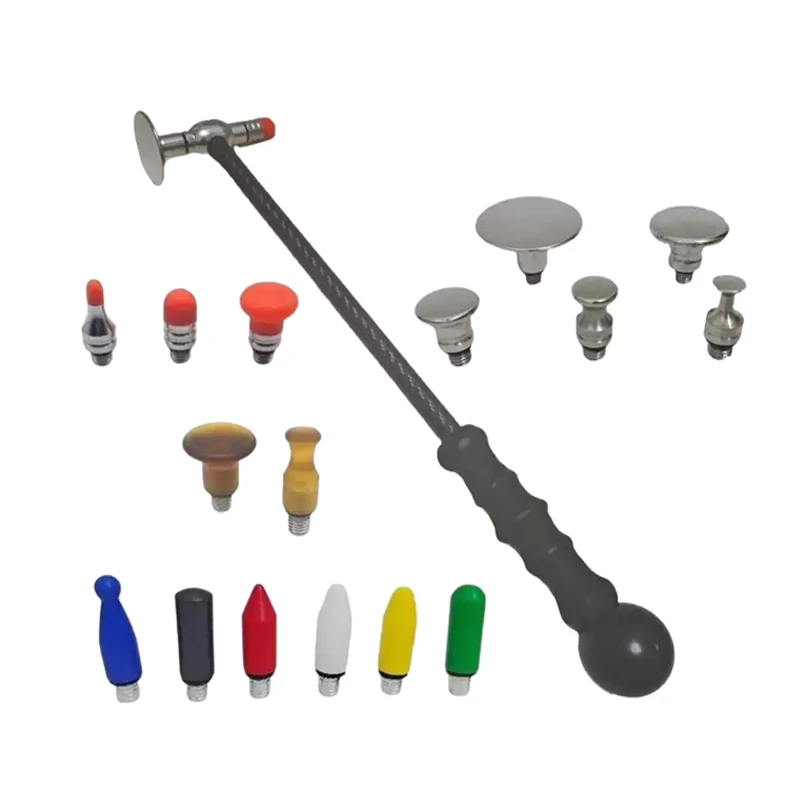 New Carbon Fiber Hammer for Car Dent Repair Plastic Hammer Titanium Alloy Tips for Taper Tools Kit PDR Tools