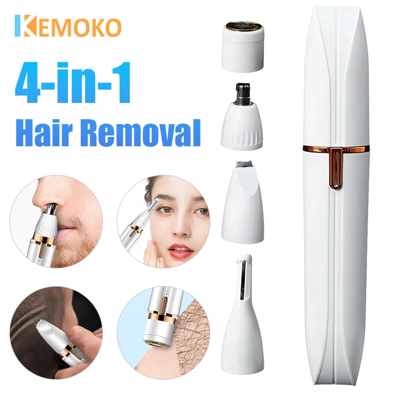 

4 In 1Eyebrow Electric Shaver USB Charging Electric Eyebrow Trimming Tool For Beginners Automatic Electric Eyebrow Trimmer care