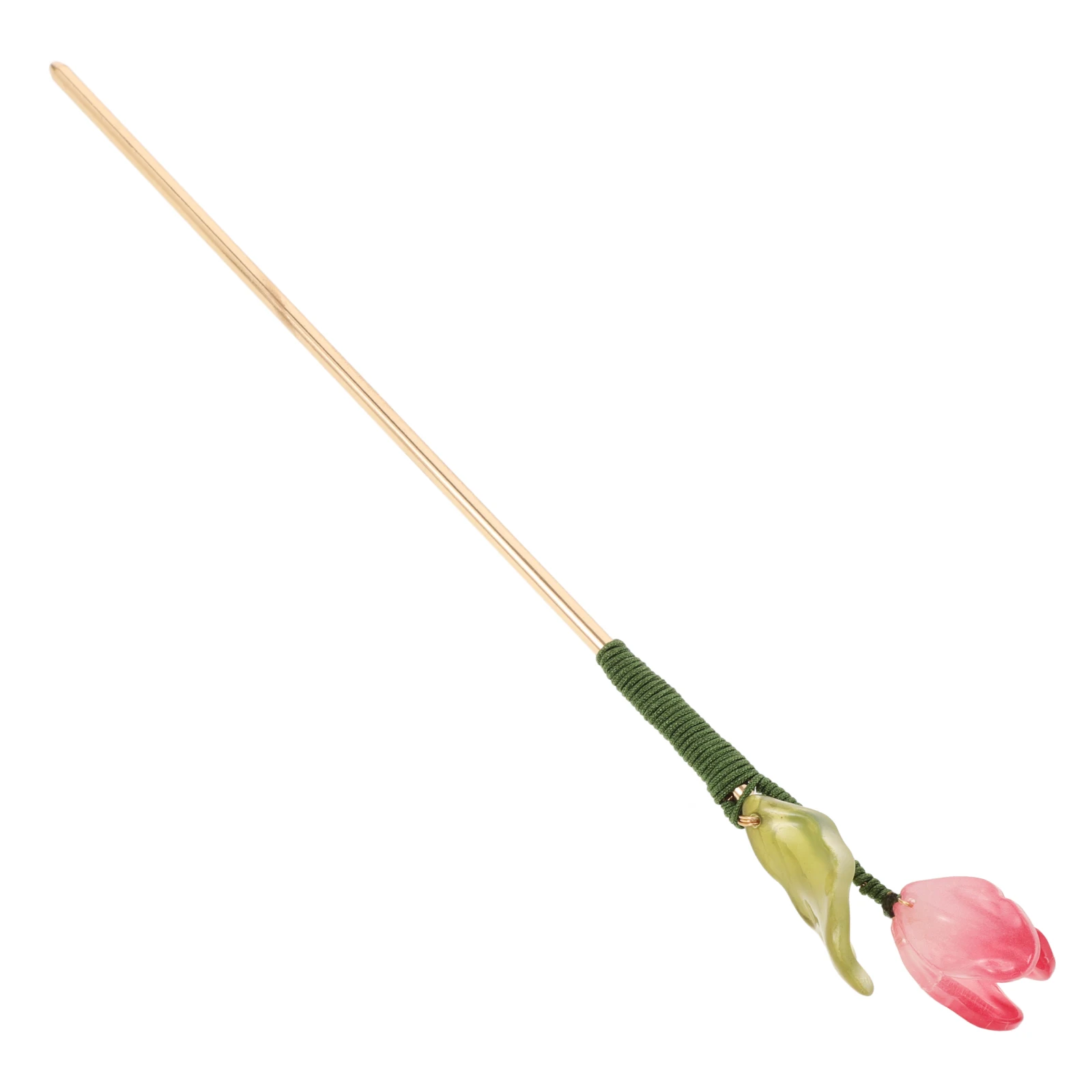 

Vintage Flower Hair Chopstick Women Decorative Hair Stick Traditional Hair Accessory Updo Styling Tool Chinese Hair