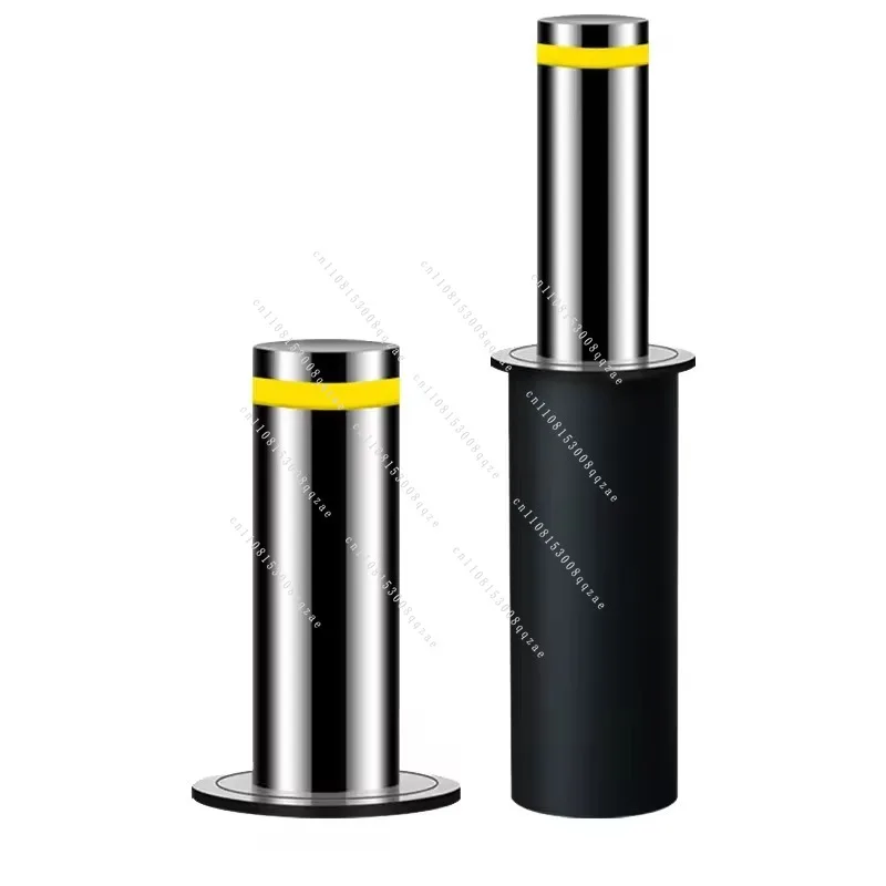 Fully Automatic Lifting Column Automatic Hydraulic Rising Bollard School Protective Pillars Buried 755mm