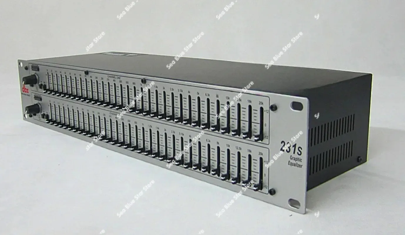 Equalizer 231/231S double 31 segment 2U professional stage performance home equalizer