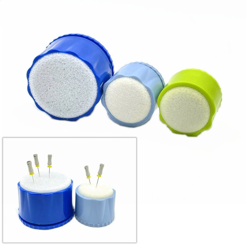 

Dental Round Endo Stand Cleaning Foam File Drills Block Holder dentistry Equipment Materials With Sponge Dentist Lab Tools