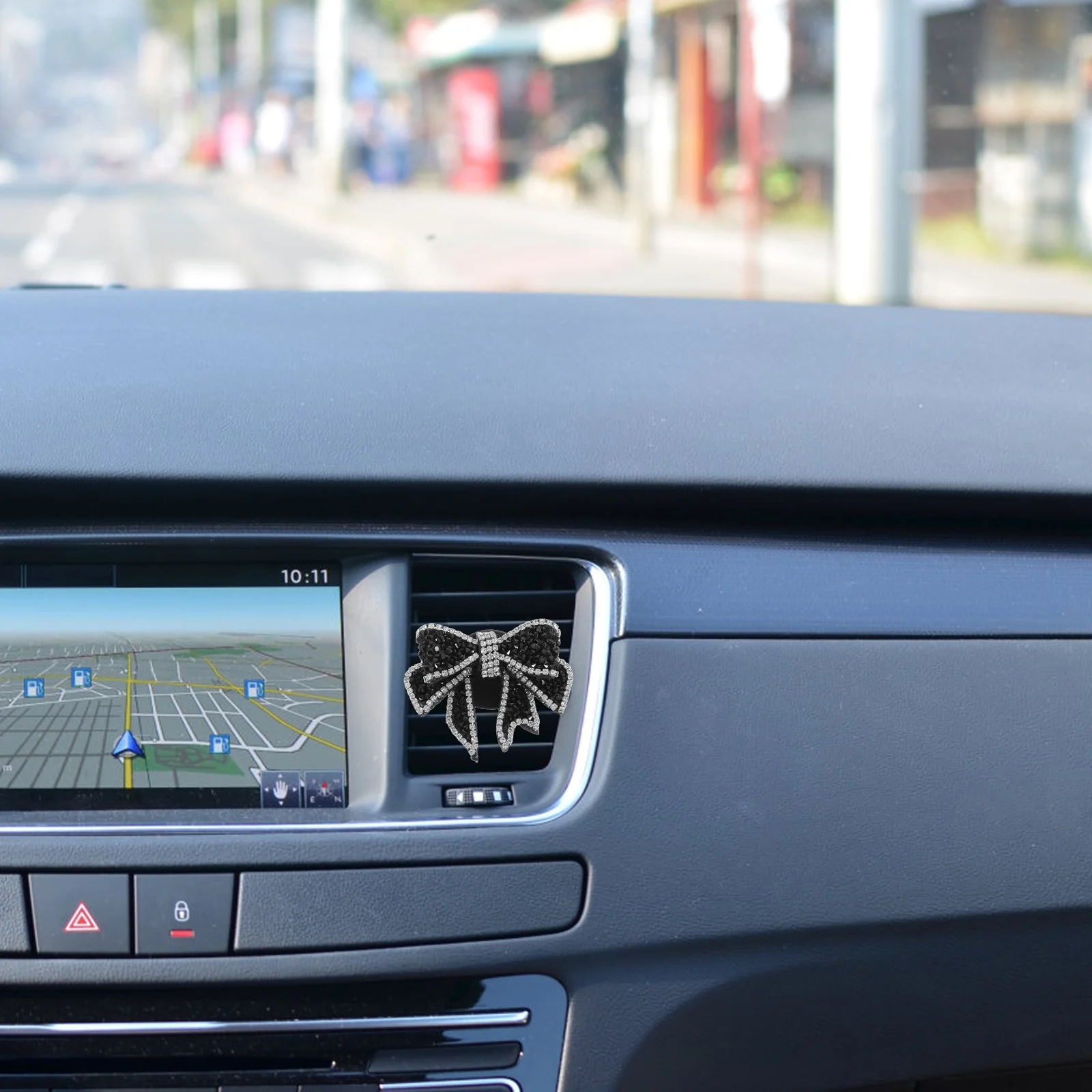 

2Pcs Car Air Vent Decoration Trendy Bowknot Freshener Longlasting Scent Secure Fit for Car Perfume Diffuser Interior Accessories