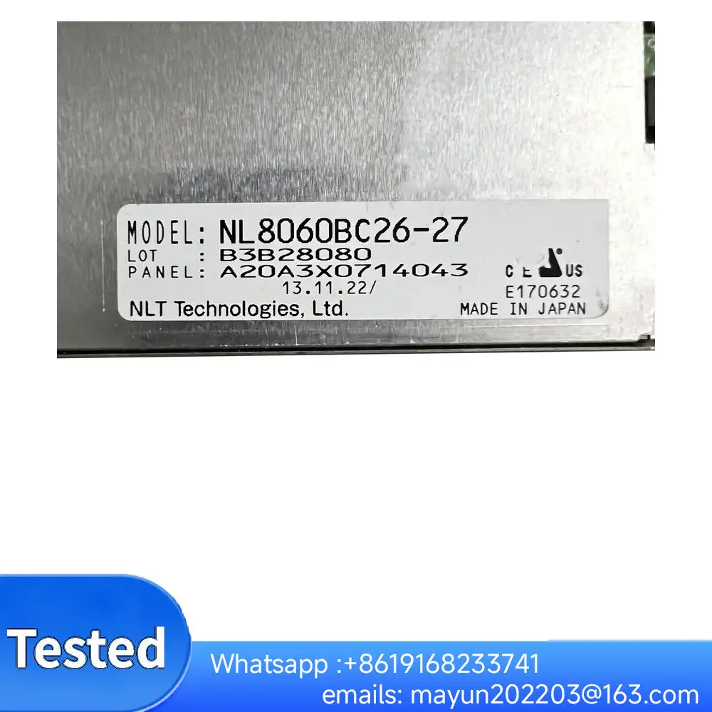 

Original NEC 10.4" LCD Screen Panel NL8060BC26-17 / NL8060BC26-27