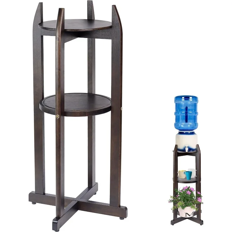 Natural Solid Wood Water Dispenser Floor Stand (32.8